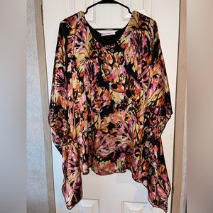 Allison Daley Butterfly Sheer Blouse